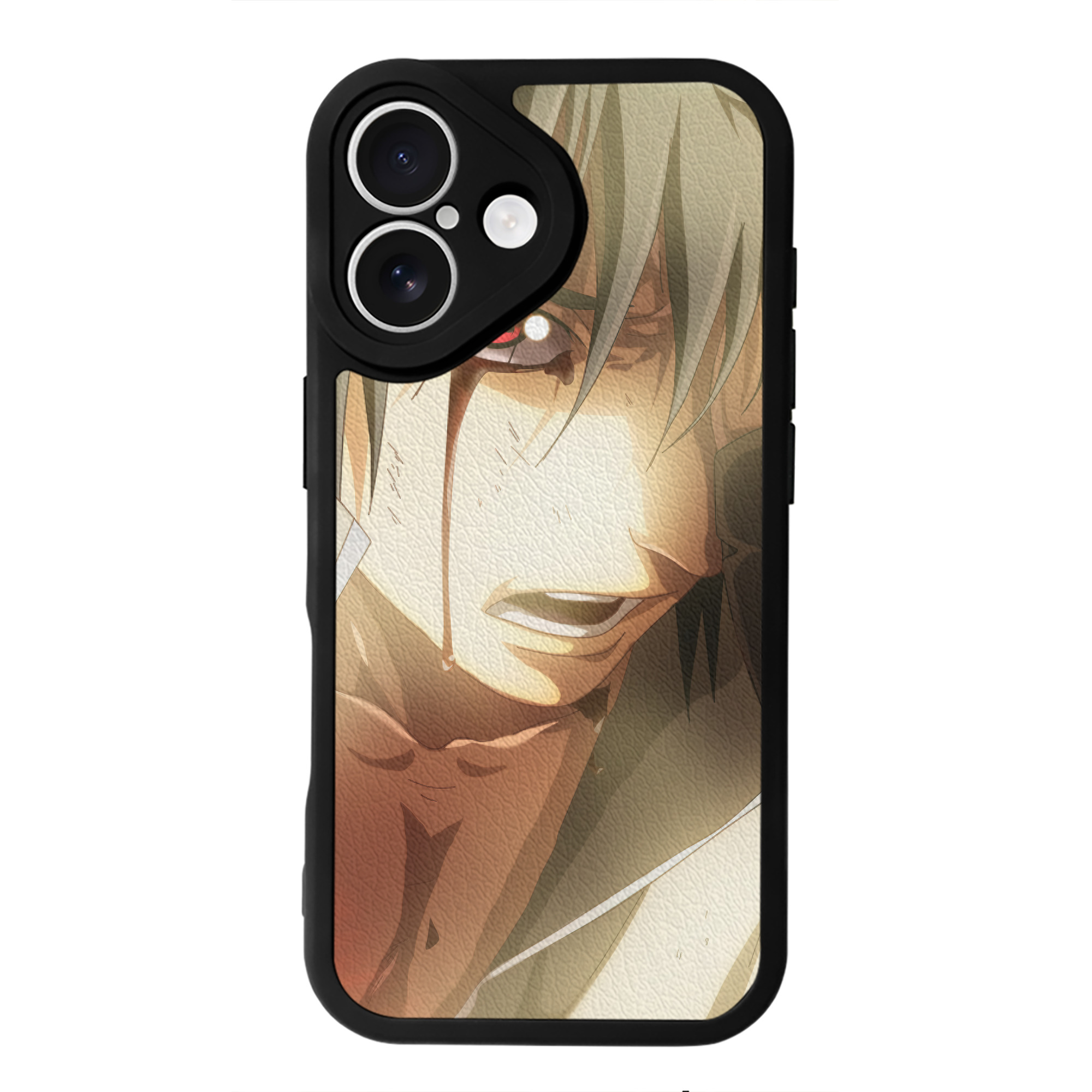 （画像用） NARUTO -ナルト- NARUTO -ナルト- 疾風伝 【iPhone 16シリーズ対応】シリコンスマホケース（レザー調） 材質：シリコン